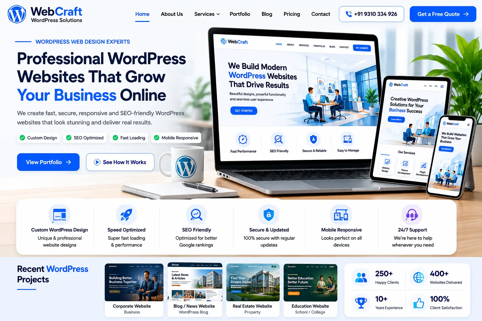 Professional Company Website