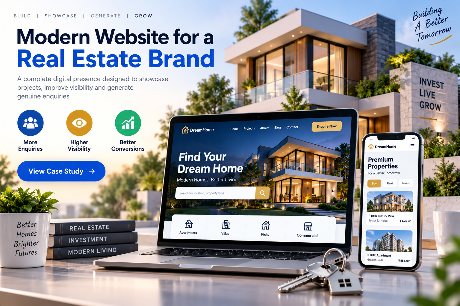 Modern Website for a Real Estate Brand