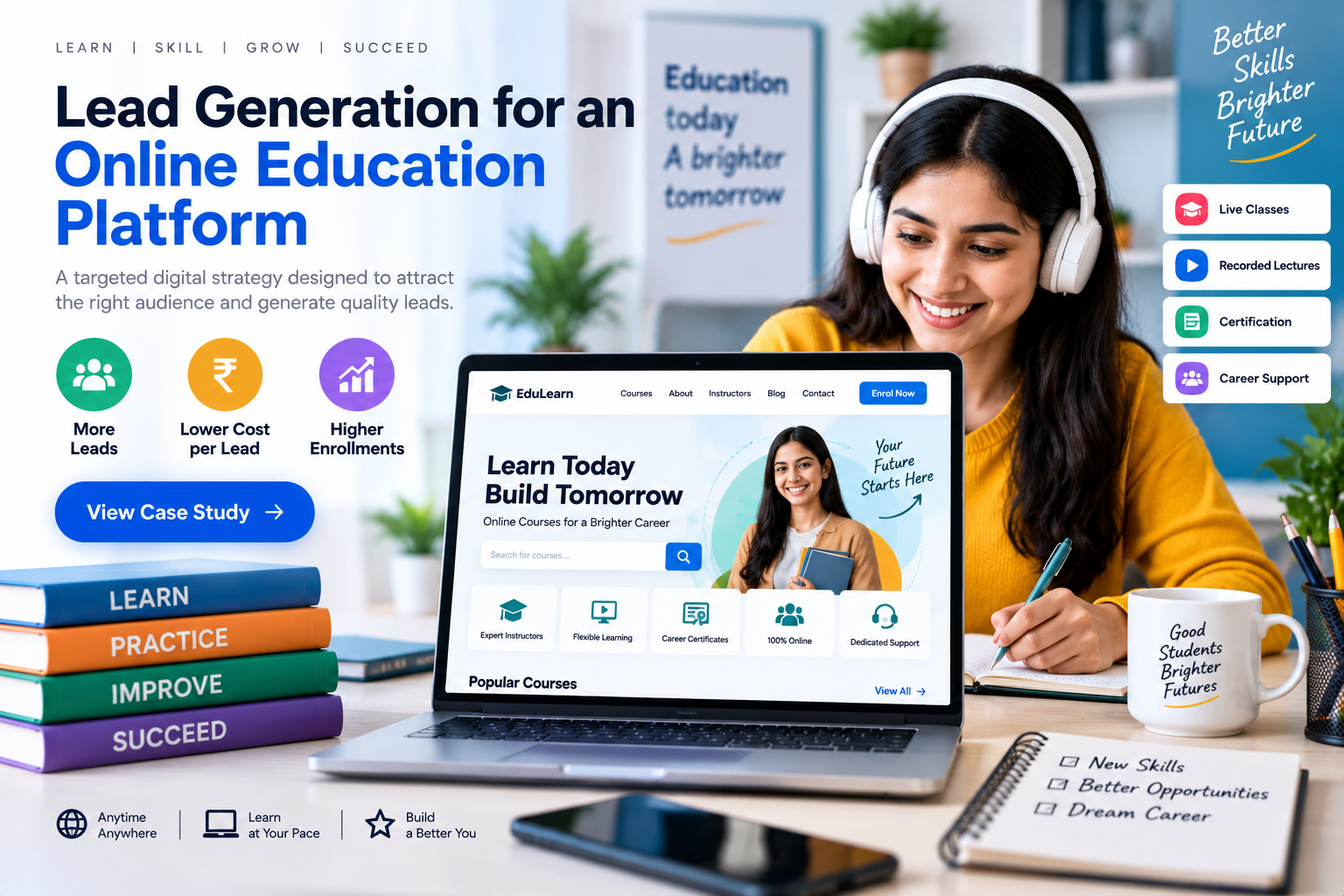 Lead Generation for an Online Education Platform